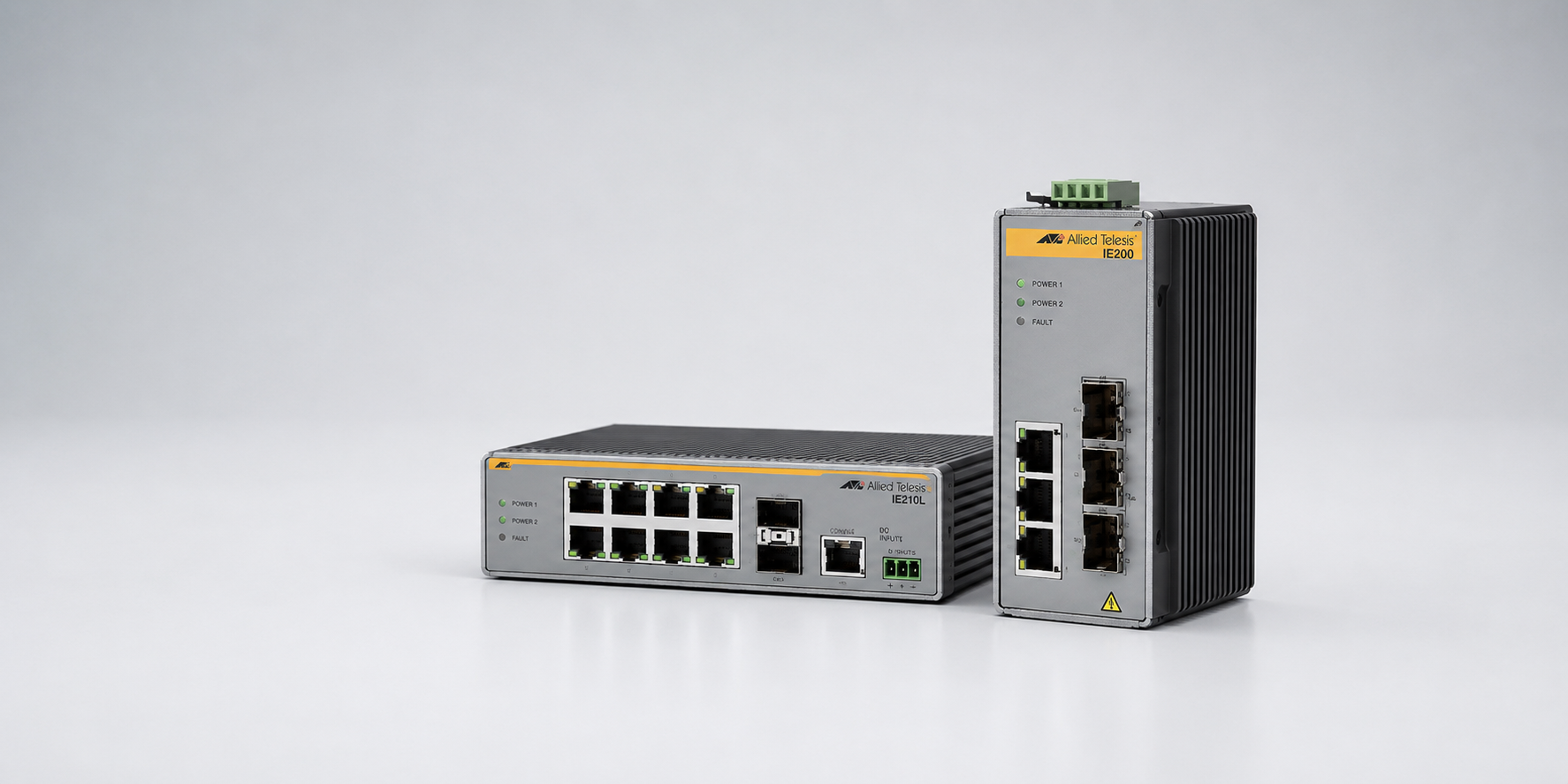 Allied Telesis IE200 and IE210L industrial Ethernet switches